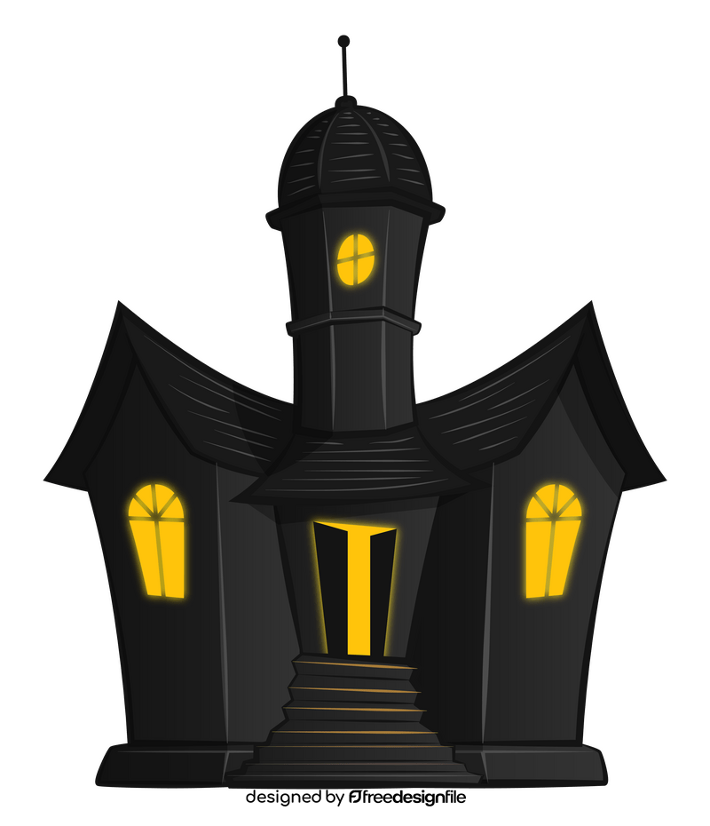 Haunted house clipart