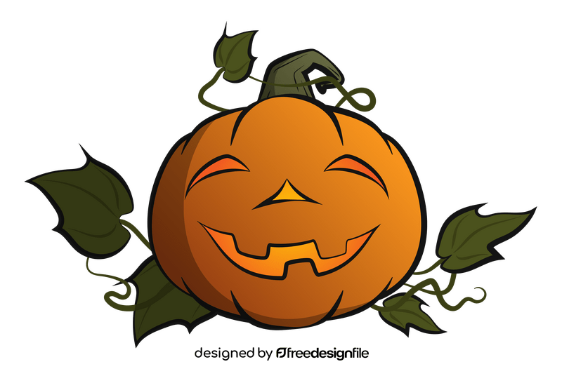 Happy pumpkin clipart