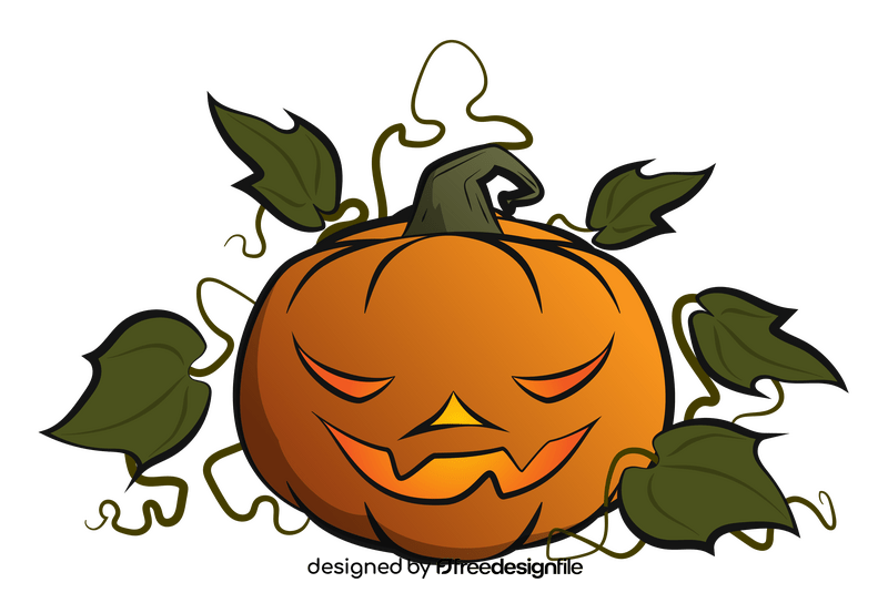 Evil pumpkin clipart
