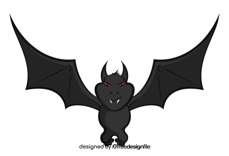 Vampire bat clipart