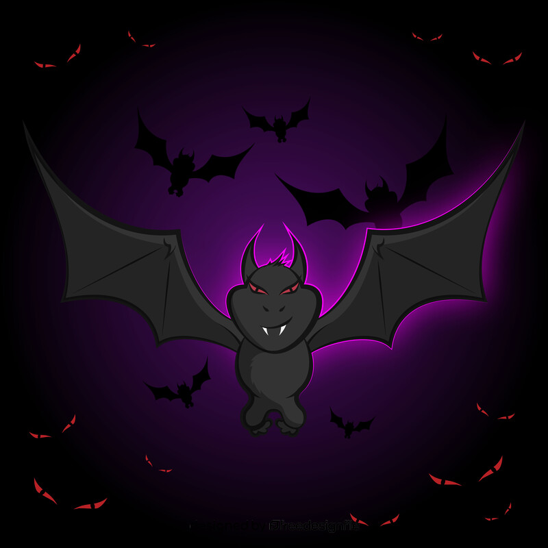 Vampire bat vector