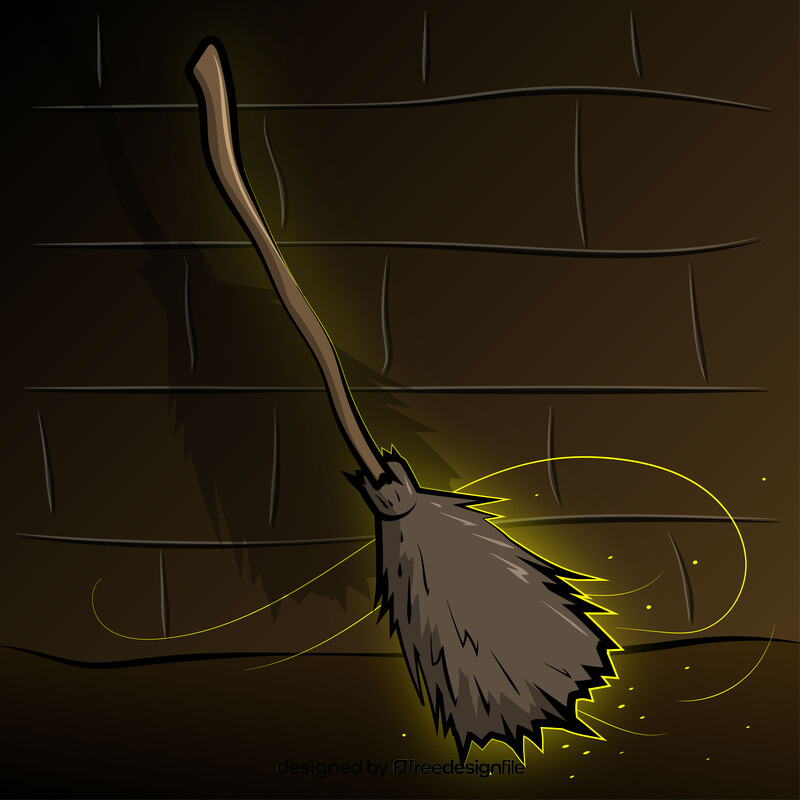 Witch broom vector