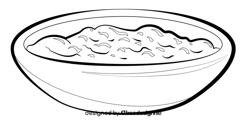 Cranberry sauce drawing black and white clipart