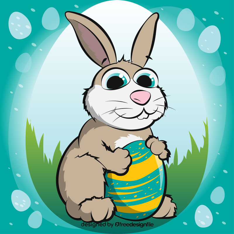 Easter bunny vector