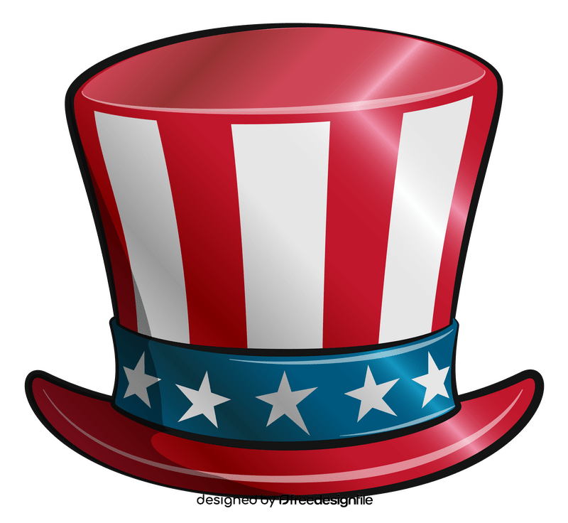 Uncle Sam hat clipart