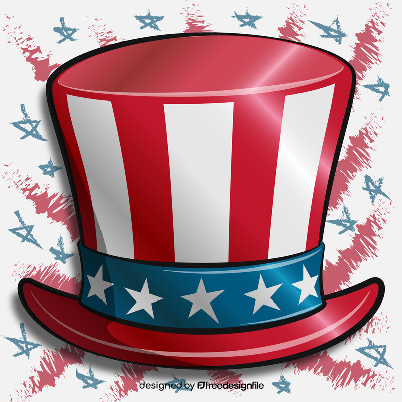 Uncle Sam hat vector