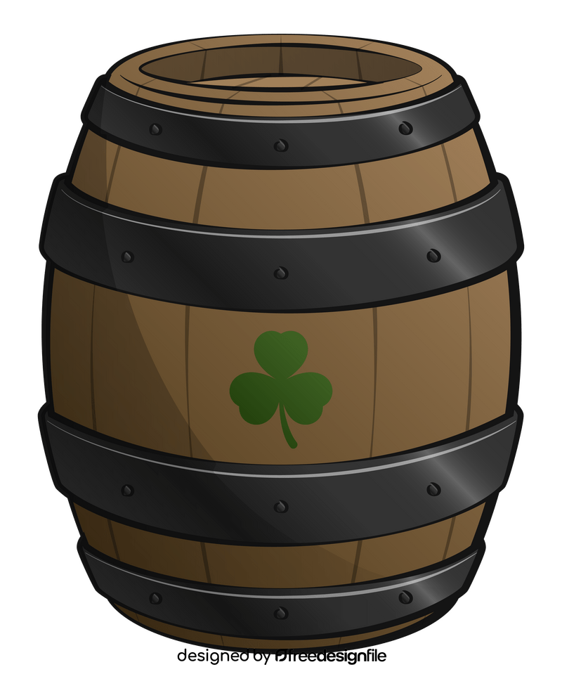 Beer barrel, keg, irish beer, st patricks day clipart