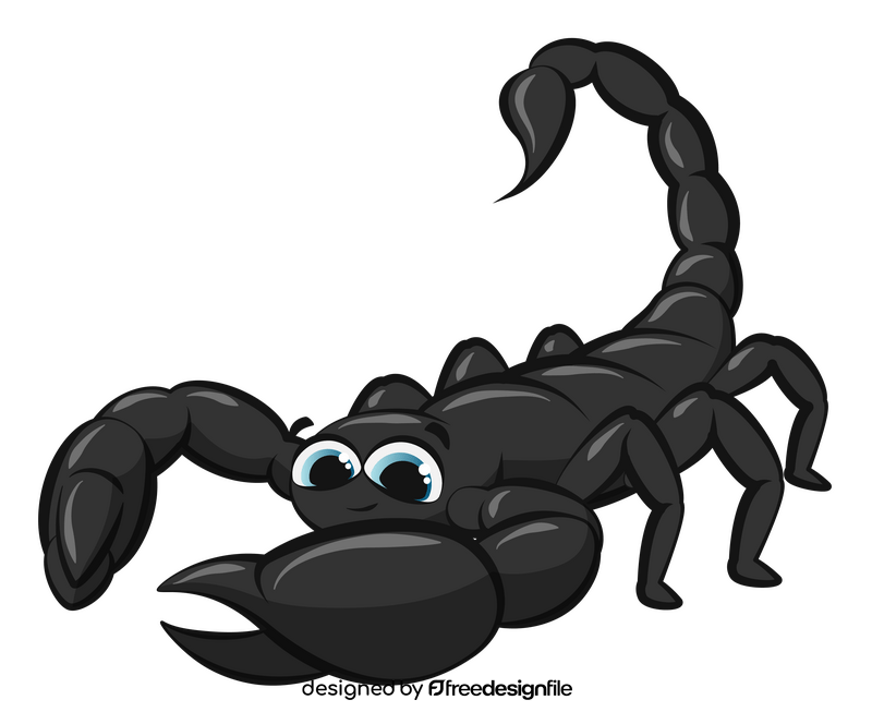 Scorpion cartoon clipart