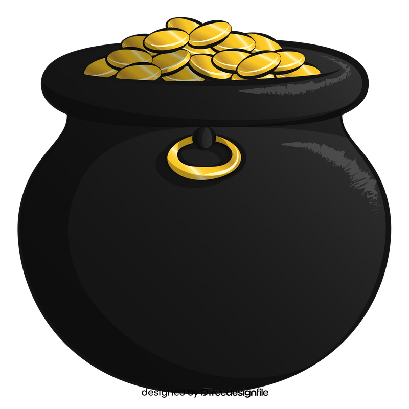 Pot of gold clipart