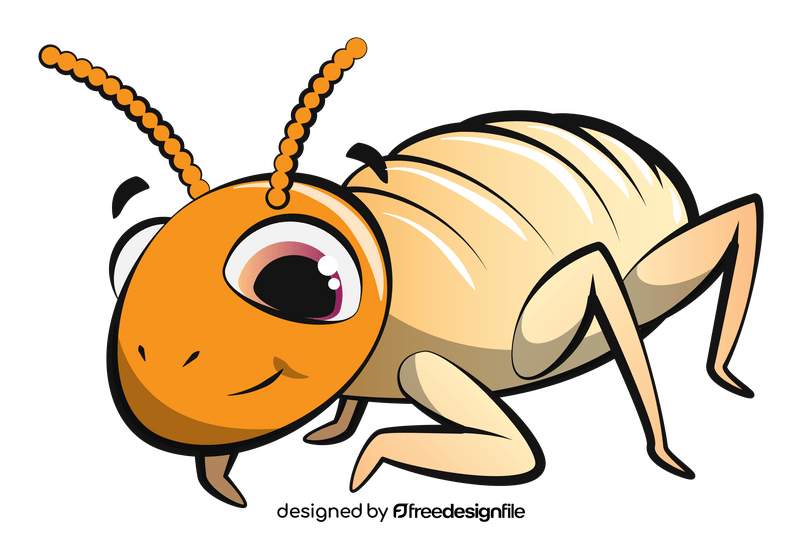 Termite cartoon clipart