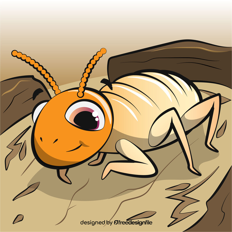 Termite cartoon vector