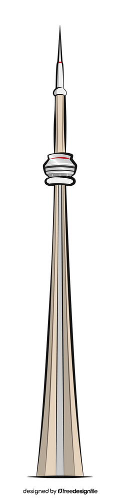 Cn tower clipart