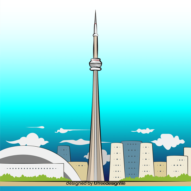 Cn tower vector