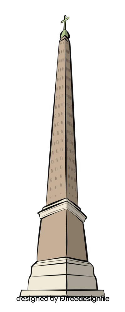 Flaminio obelisk clipart