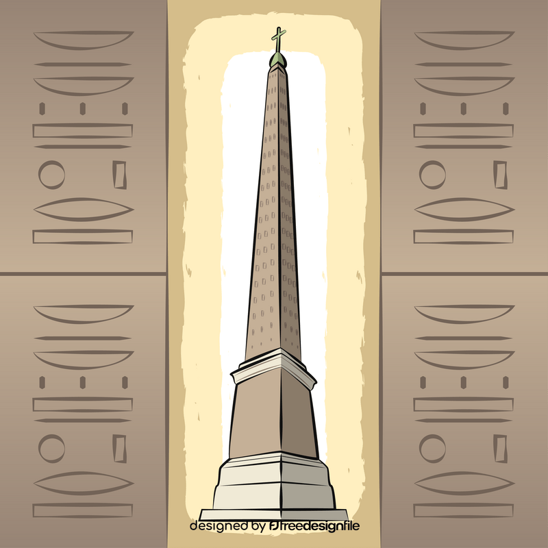 Flaminio obelisk vector