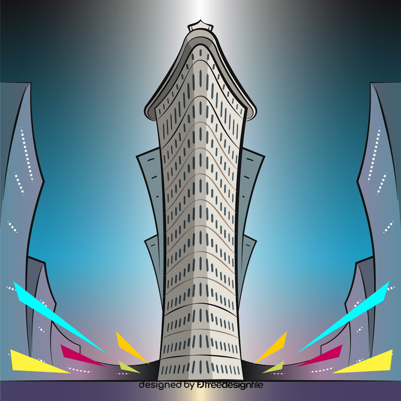 Flatiron building vector