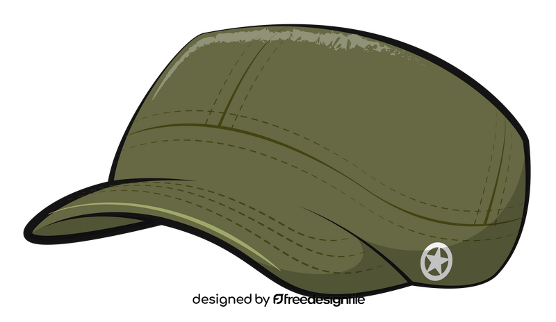 Army cap clipart
