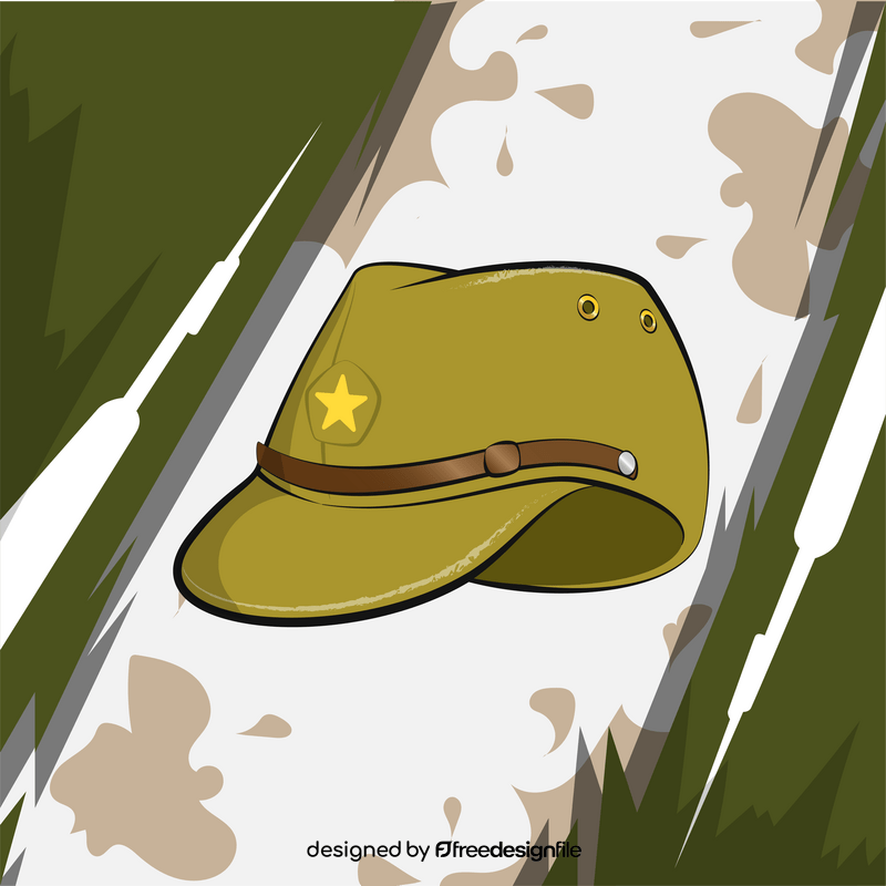 Japanese field hat vector