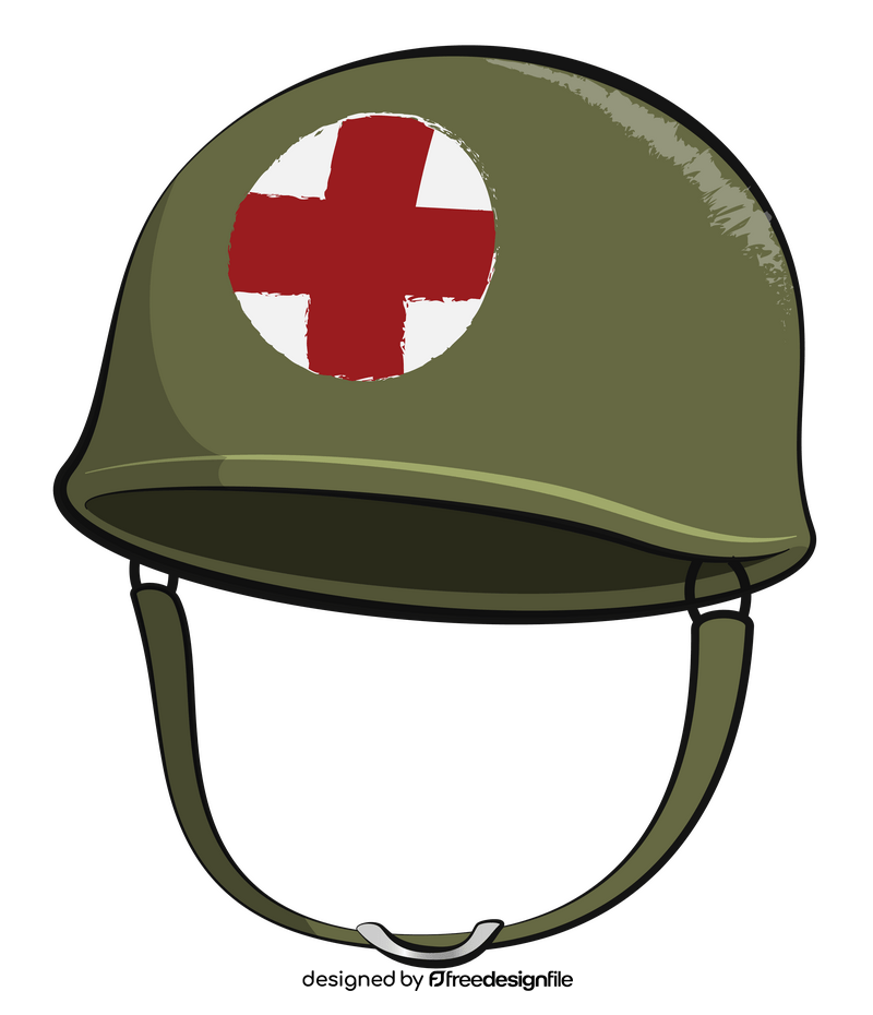 Medic helmet clipart