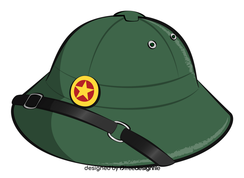 Vietnam army hat clipart