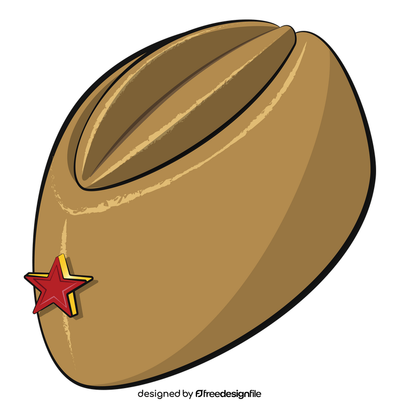 Soviet garrison hat clipart