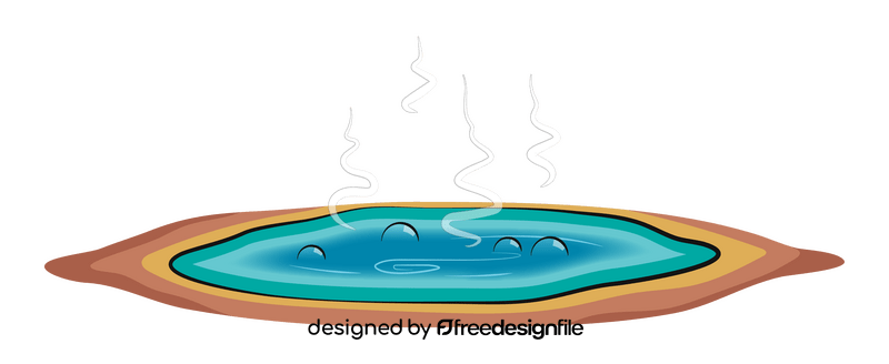Hot springs clipart
