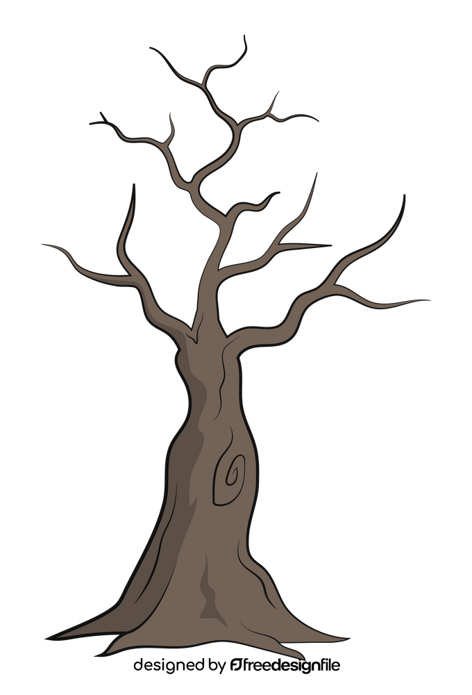Leafless tree clipart