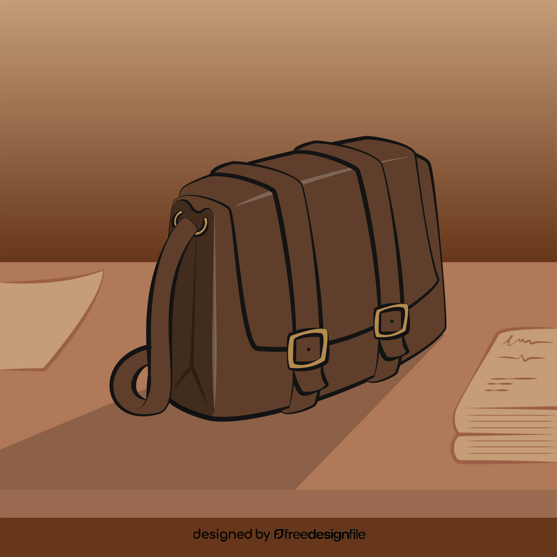 Teacher bag vector