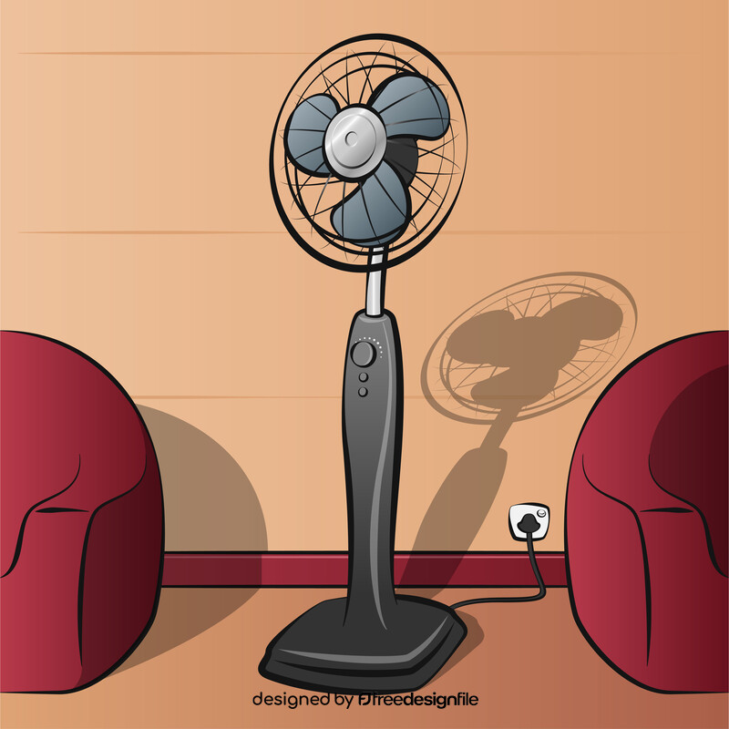 Pedestal fan vector