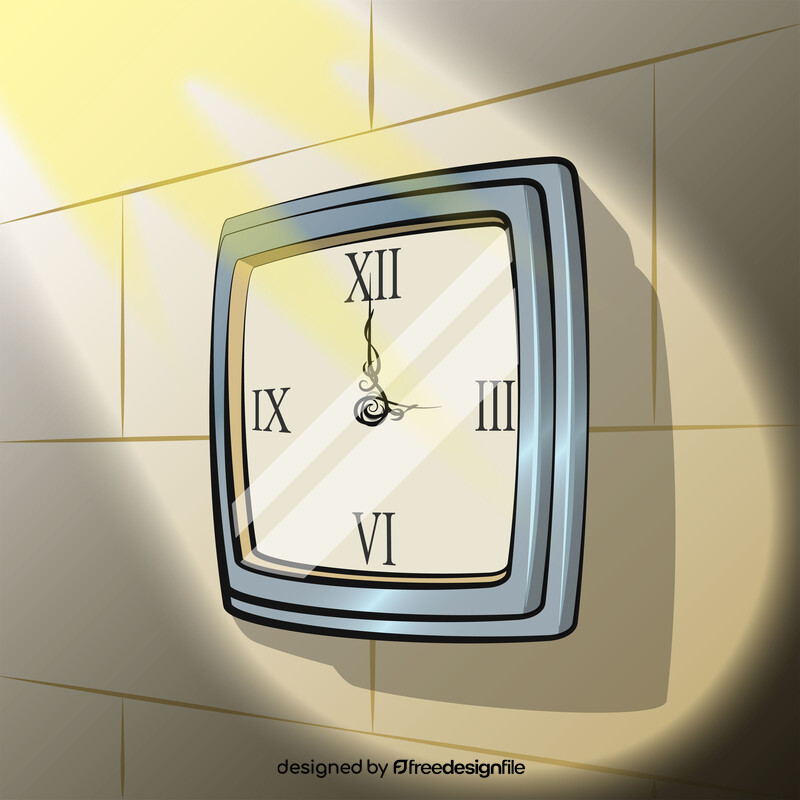 Wall clock vector