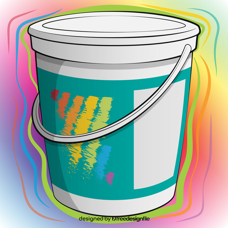 Paint bucket vector