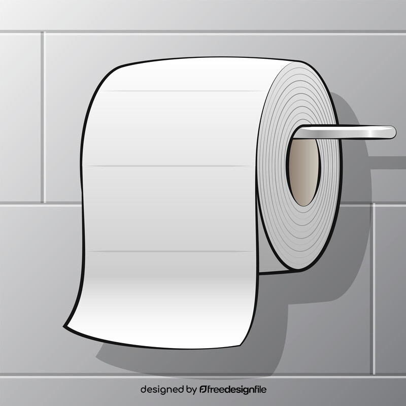 Toilet paper roll vector