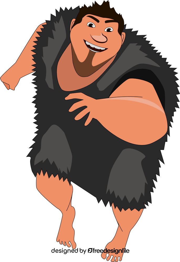 Grug the Croods drawing clipart