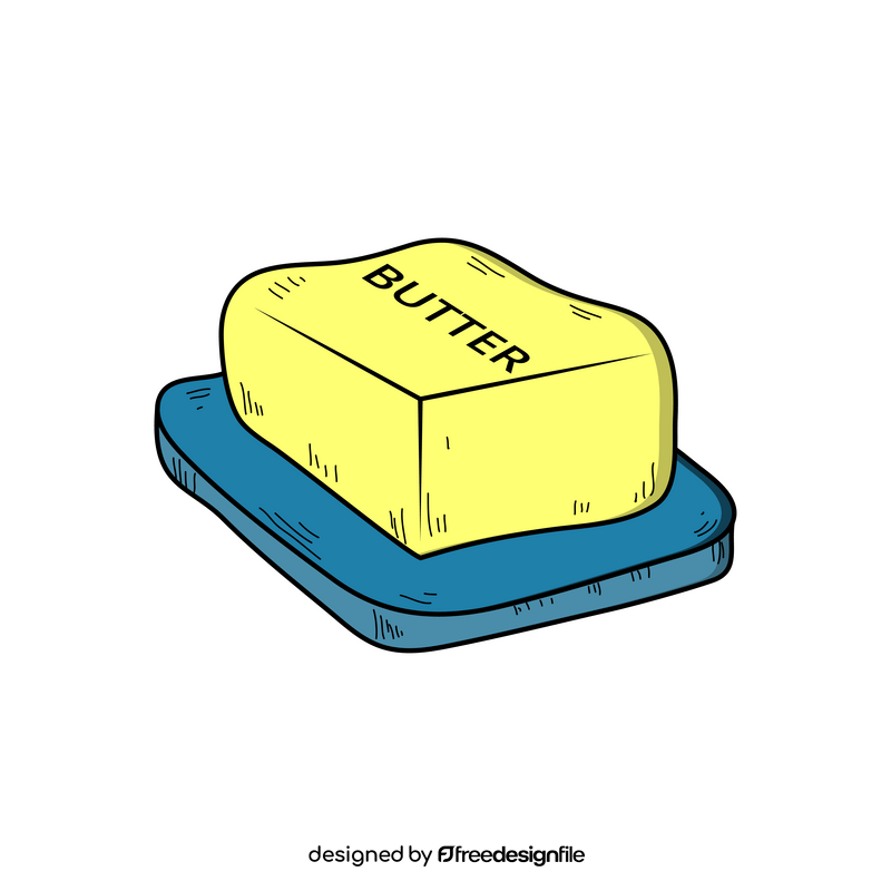 Butter drawing clipart