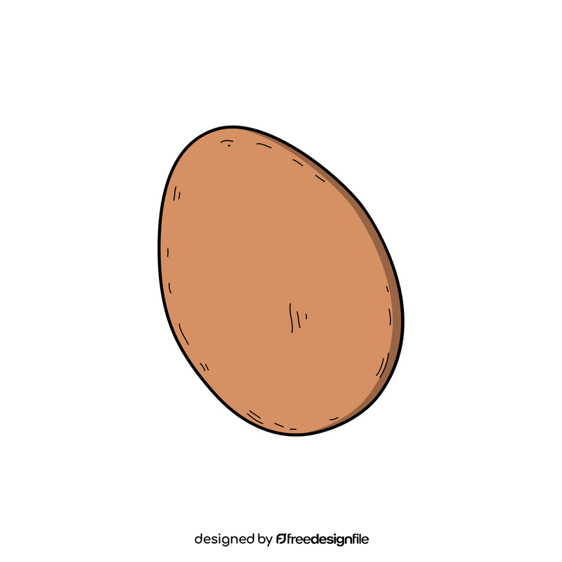 Egg drawing clipart