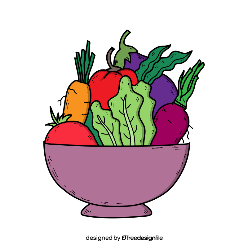 Vegetables drawing clipart