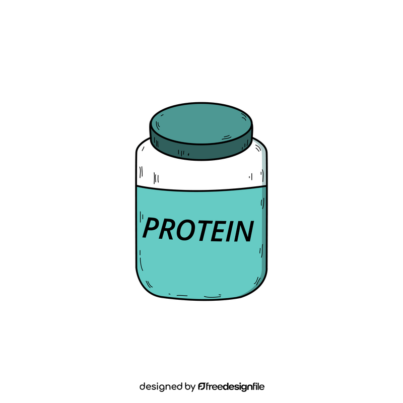 Protein drawing clipart