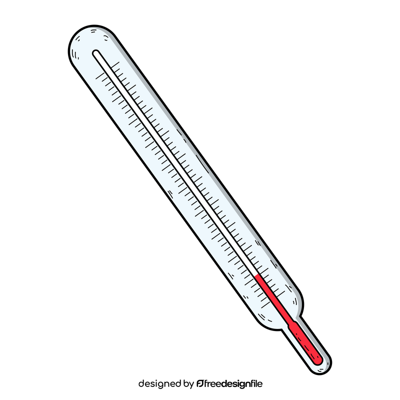 Thermometer drawing clipart