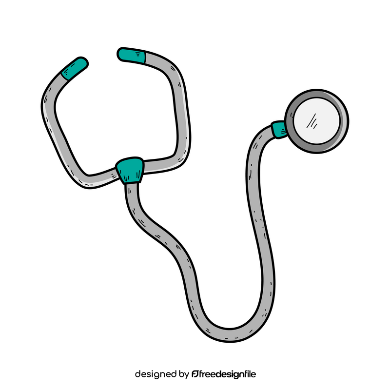 Stethoscope drawing clipart