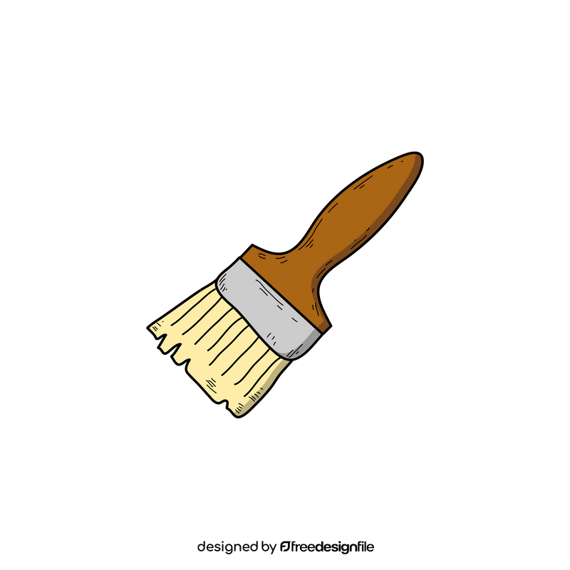 Brush drawing clipart