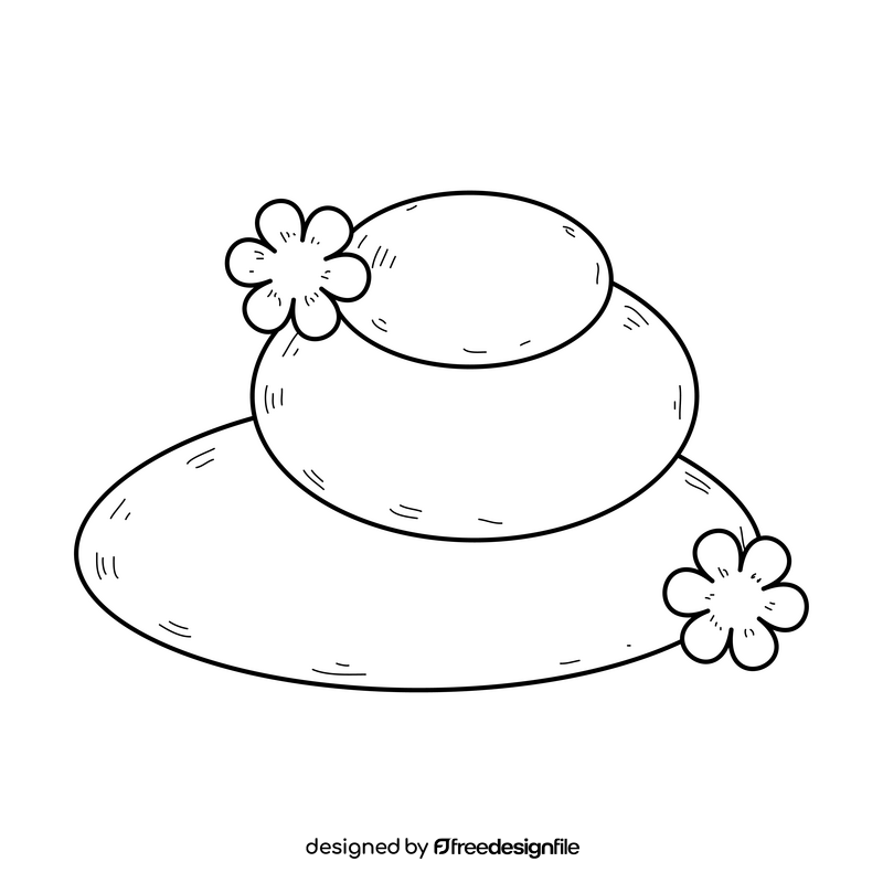 Spa stones drawing black and white clipart