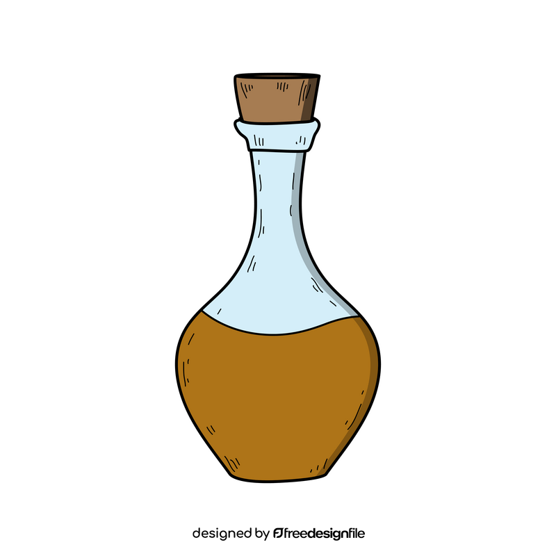 Spa oil drawing clipart