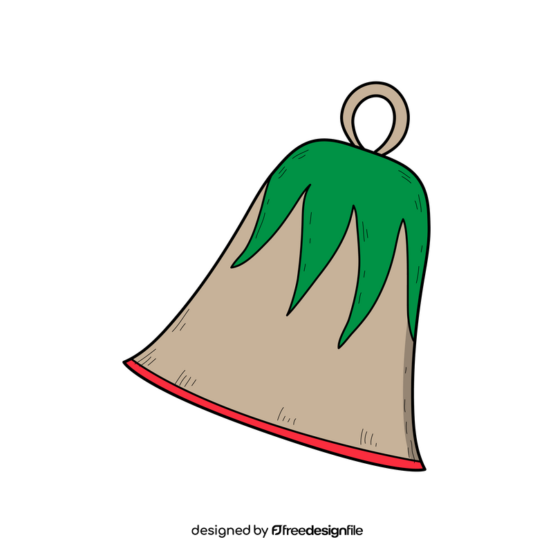 Carol bell ornament drawing clipart