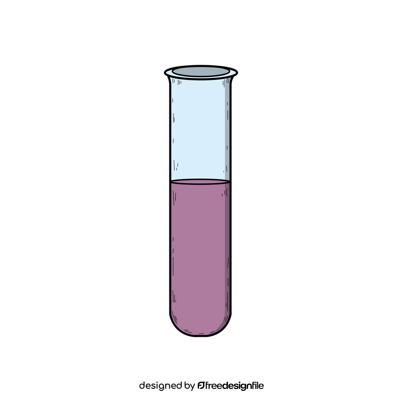Test tube drawing clipart