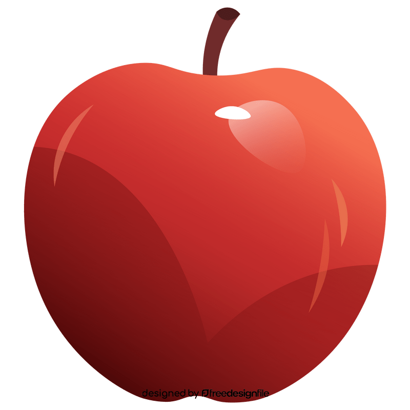 Apple red clipart