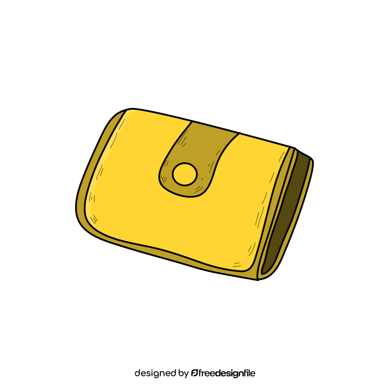 Wallet drawing clipart