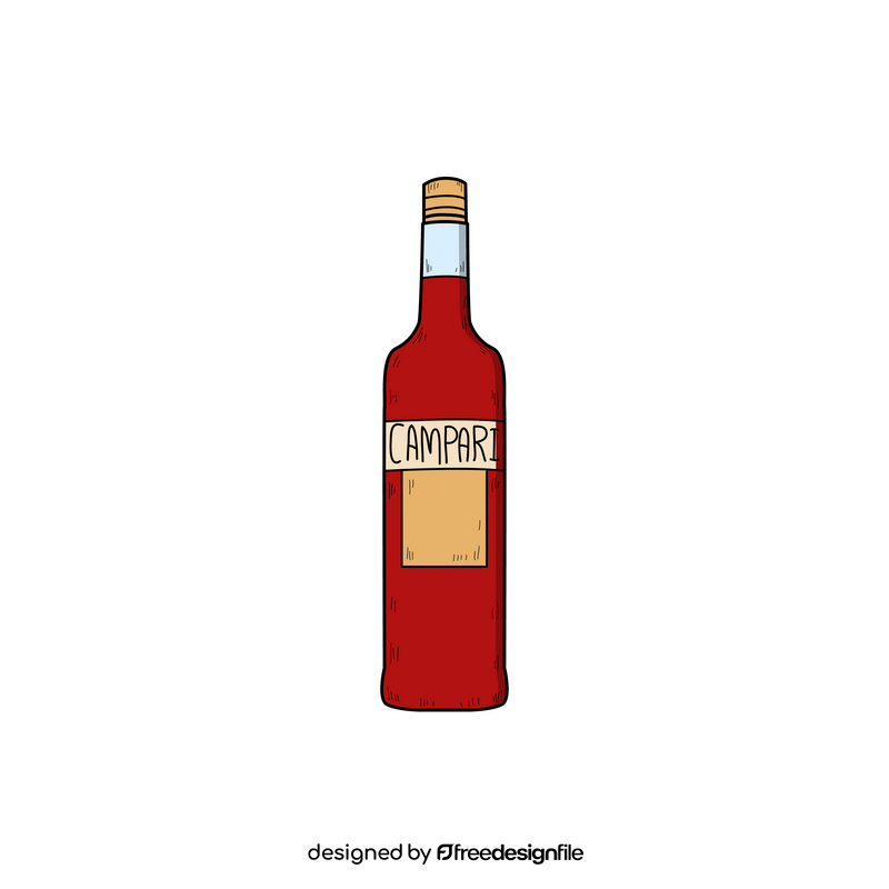 Campari drawing clipart