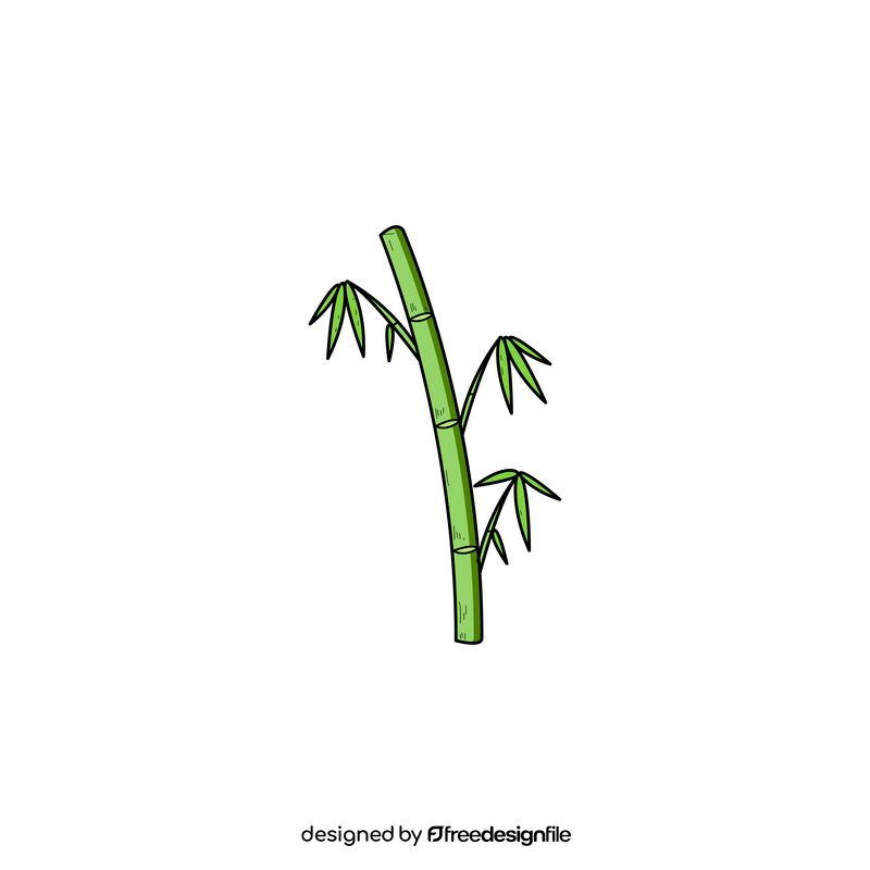 Bamboo drawing clipart