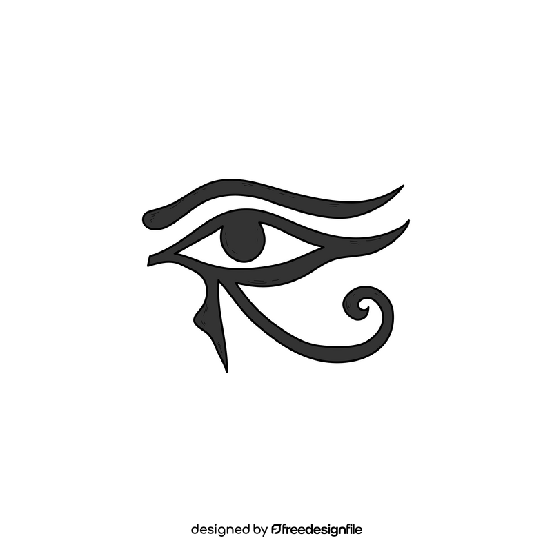 Eye of Horus drawing clipart
