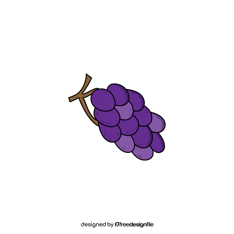 Greece grapes drawing clipart
